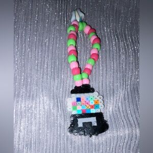 Colorful Beaded Keychain